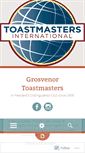 Mobile Screenshot of grosvenortoastmasters.com